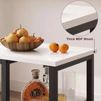 Ensemble table de bar et chaises compact, design peu encombrant avec 3 grandes étagères de rangement, parfait pour les petits appartements, bureaux ou bars.