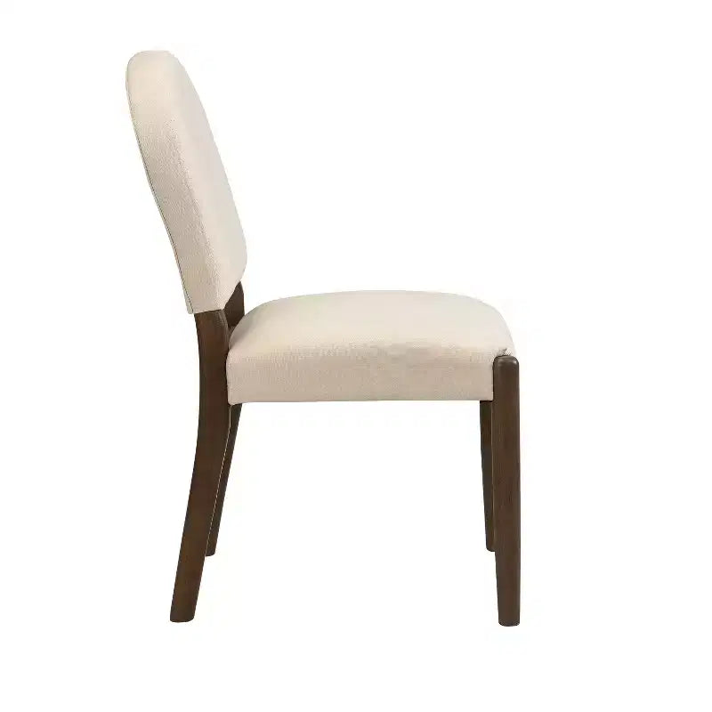 Christopher Knight Home Sarita Ensemble de salle à manger moderne 5 pièces avec table et chaises rembourrées en bois d'hévéa