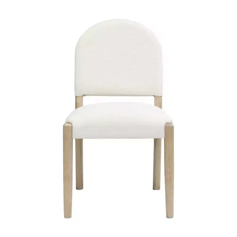 Christopher Knight Home Sarita Ensemble de salle à manger moderne 5 pièces avec table et chaises rembourrées en bois d'hévéa