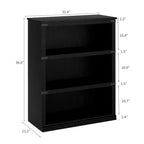 Étagère de ferme en bois rustique avec étagères de rangement ouvertes, présentoir autoportant robuste pour bureau, salon, chambre.