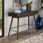 Console de table Foerster Wood à 2 tiroirs - iNSPIRE Q