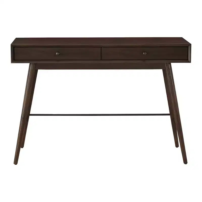 Console de table Foerster Wood à 2 tiroirs - iNSPIRE Q