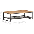 vidaXL Table basse Meuble de salon industriel urbain