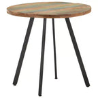 vidaXL Table à Manger Ronde - Style Industriel
