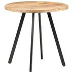 vidaXL Table à Manger Ronde - Style Industriel