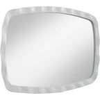 Miroirs muraux Uttermost Jermaine texturés blancs 22 1/4 x 38 - Lot de 2