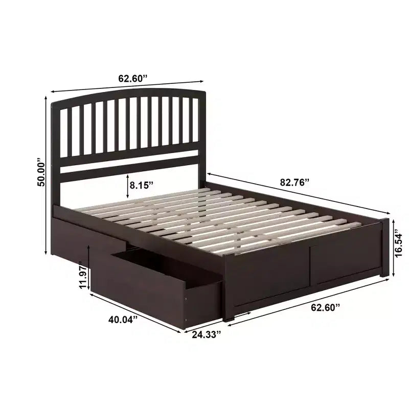 Têtes de lit autoportantes HomeStock avec cadre de lit