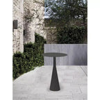 HomeStock Table d'appoint rectangulaire en aluminium, 1 pièce