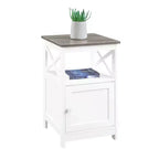 HomeStock Table d'appoint rectangulaire en bois 1 pièce
