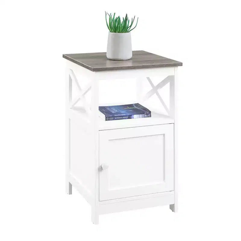 HomeStock Table d'appoint rectangulaire en bois 1 pièce