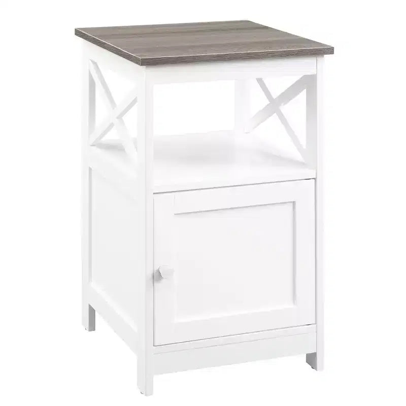 HomeStock Table d'appoint rectangulaire en bois 1 pièce