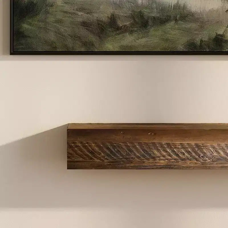 Étagère flottante rustique / Manteau de cheminée (48 pouces / 1219 mm)