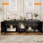 Meuble cache-litière pour chat, grande armoire à litière pour chat, meuble double cache-litière, meuble cache-litière en bois, pour la maison, le salon