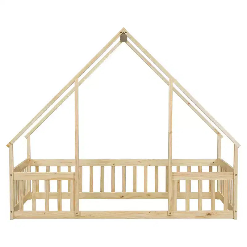 MAYEERTY Cadre de Lit Simple Rembourré en Faux Cuir Conception Silencieuse Soutien Lombaire