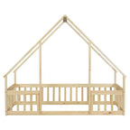 MAYEERTY Cadre de Lit Simple Rembourré en Faux Cuir Conception Silencieuse Soutien Lombaire