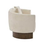 Canapé 3 places moderne Christopher Knight Home Jennie 81'' en tissu bouclé avec base en bois et oreillers