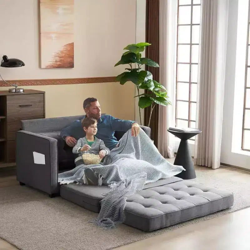 Karl Home | Canapé-lit rembourré de 53,5 pouces