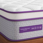 Matelas hybride à ressorts et mousse à mémoire de forme Sersper 10 pouces – Compatible avec les lits plateformes, les sommiers tapissiers ou les bases à lattes
