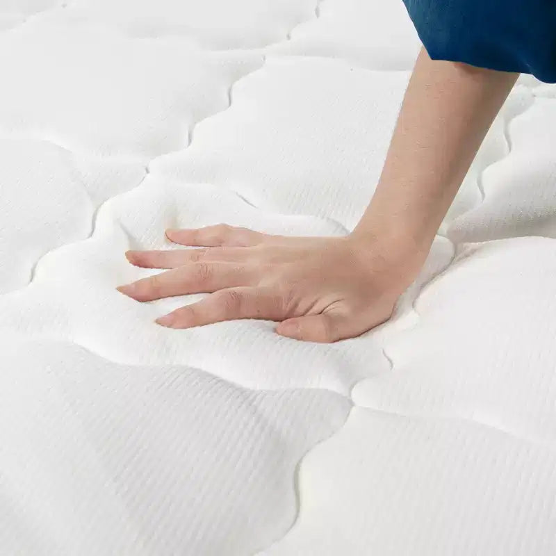 Matelas hybride Kescas Premium 12 pouces fermeté moyenne – Compatible avec sommier plateforme, sommier tapissier ou sommier à lattes