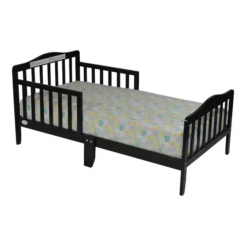 Lit de tout-petit en bois moderne Youngmin de GDFStudio avec barrière de sécurité