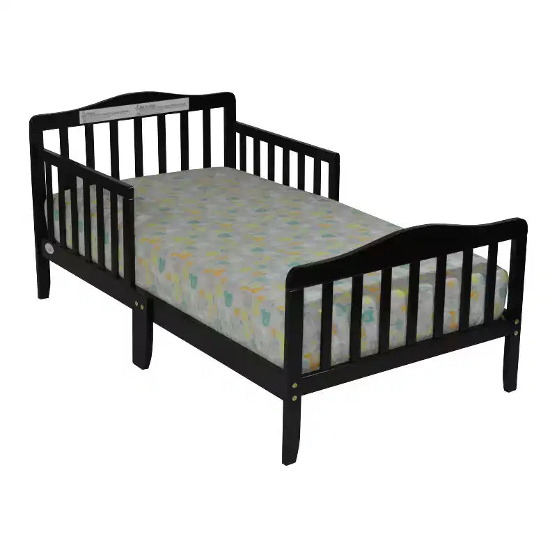 Lit de tout-petit en bois moderne Youngmin de GDFStudio avec barrière de sécurité