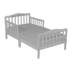 Lit de tout-petit en bois moderne Youngmin de GDFStudio avec barrière de sécurité