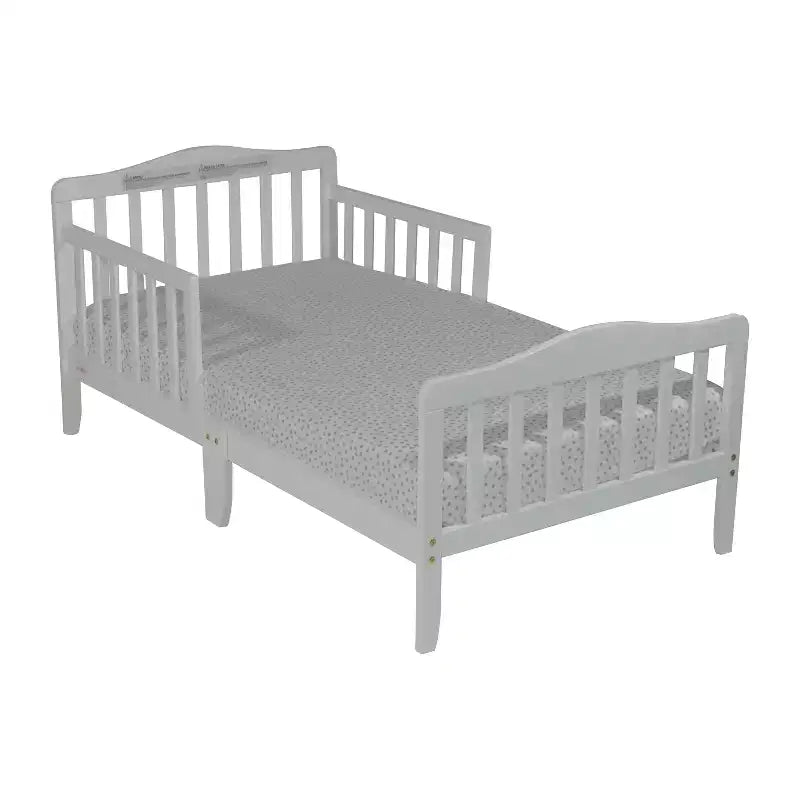Lit de tout-petit en bois moderne Youngmin de GDFStudio avec barrière de sécurité
