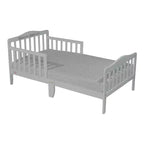 Lit de tout-petit en bois moderne Youngmin de GDFStudio avec barrière de sécurité