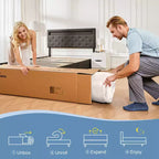 Matelas Greenstell en mousse à mémoire de forme au gel rafraîchissant de 6 pouces pour adultes, mousse de soutien au charbon de bambou, fermeté moyenne