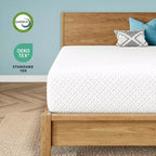 Matelas Greenstell en mousse à mémoire de forme au gel rafraîchissant de 6 pouces pour adultes, mousse de soutien au charbon de bambou, fermeté moyenne