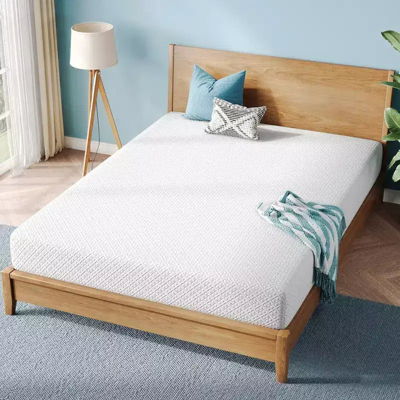 Matelas Greenstell en mousse à mémoire de forme au gel rafraîchissant de 6 pouces pour adultes, mousse de soutien au charbon de bambou, fermeté moyenne