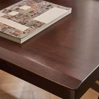 GDFStudio Ifeoma Bureau extra long moderne en bois avec pieds en K en acier au carbone