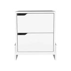 Avec son design épuré et moderne, cette table de chevet Luss à 2 tiroirs offre un rangement pratique et une structure robuste, ce qui en fait.
