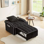 Fauteuil convertible 3-en-1, Canapé-lit avec dossier réglable, support de téléphone, USB et Type-C - ModernLuxe