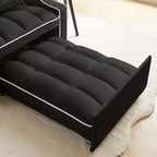 Fauteuil convertible 3-en-1, Canapé-lit avec dossier réglable, support de téléphone, USB et Type-C - ModernLuxe