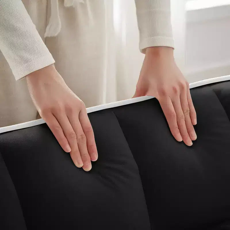 Fauteuil convertible 3-en-1, Canapé-lit avec dossier réglable, support de téléphone, USB et Type-C - ModernLuxe