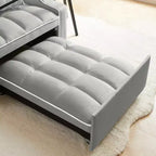 Fauteuil convertible 3-en-1, Canapé-lit avec dossier réglable, support de téléphone, USB et Type-C - ModernLuxe