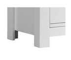 Table de chevet élégante et fonctionnelle à 2 tiroirs pour chambre à coucher ou salon