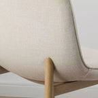 Tabouret de bar moderne hauteur comptoir avec dossier, tabouret de cuisine sans accoudoirs de 64,7 cm de hauteur d'assise, avec pieds en métal finition naturelle-Panipeachy