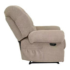 Fauteuil inclinable rembourré en tissu surdimensionné GDFStudio Chad Modern