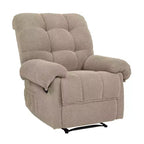 Fauteuil inclinable rembourré en tissu surdimensionné GDFStudio Chad Modern