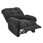 Fauteuil inclinable rembourré en tissu surdimensionné GDFStudio Chad Modern