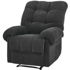Fauteuil inclinable rembourré en tissu surdimensionné GDFStudio Chad Modern