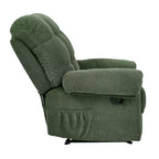 Fauteuil inclinable rembourré en tissu surdimensionné GDFStudio Chad Modern