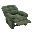 Fauteuil inclinable rembourré en tissu surdimensionné GDFStudio Chad Modern