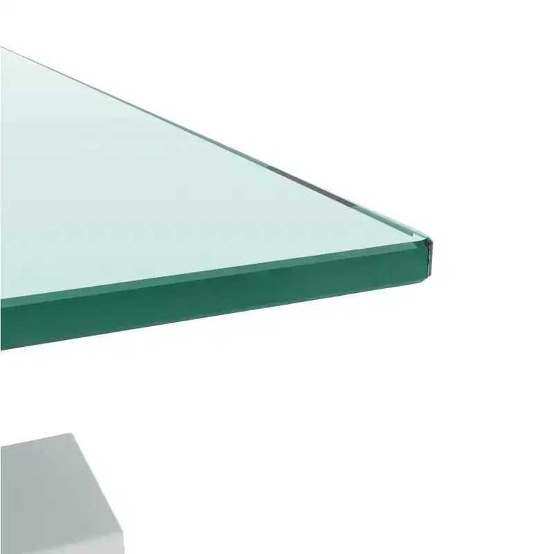 Jolie petite marque de jouets Table basse rectangulaire en verre, Table basse transparente, Tables d'appoint centrales modernes pour salon, Meubles de salon