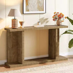 Lantine 55 Long Console Table, Wooden Narrow Sofa Table Behind the Couch, Farmhouse Entryway Furniture for Living Room, Hallway
