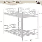 GuatoWave Lit Superposé Double Robuste Gain de Place avec Escalier pour Adultes, Adolescents et Enfants