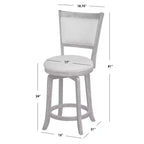 Tabouret de bar Buylateral de style campagnard français, hauteur comptoir
