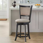 Tabouret de bar Buylateral de style campagnard français, hauteur comptoir